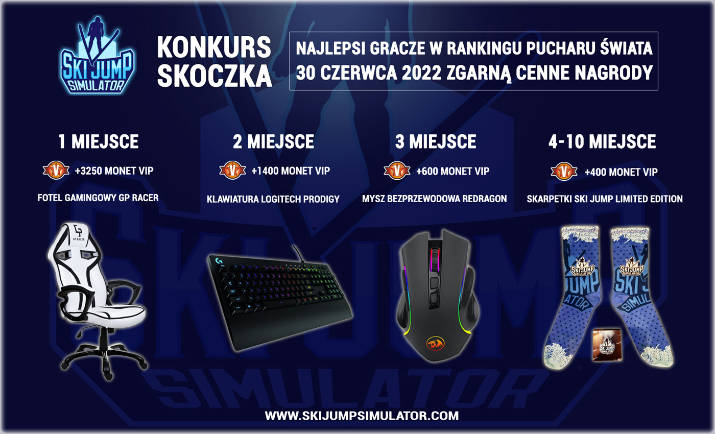 Konkurs Skoczka - Ski Jump Simulator gra skoki narciarskie